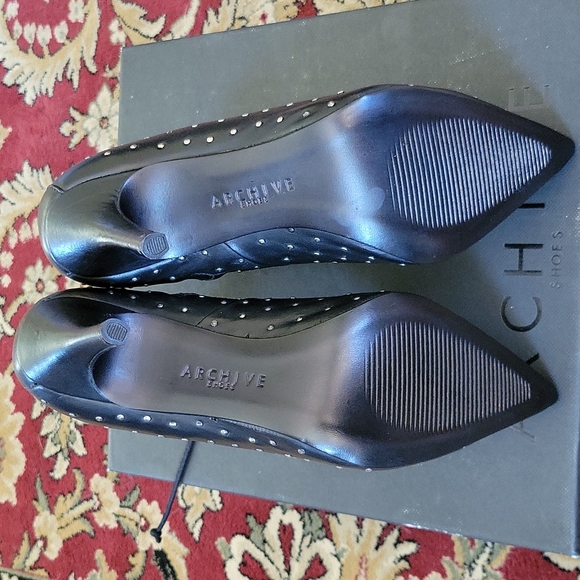 ARCHIVE Delancey studded leather booties sz 6 - Picture 4 of 5